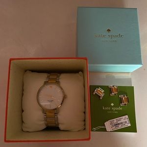 Kate Spade Gramercy Watch Gold and Silver tone